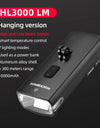3000LM Bike Light 10000mAH Flashlight High-Low Beam Bicycle Front Light Powerbank Waterproof MTB Road Cycling Headlight