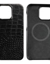 for Magsafe Case for iPhone 15 16 Pro Max Promax 16Pro 15Pro Natural Cowhide Leather Magnetic Protector Luxury Phone Back Cover
