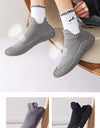 Silent Indoor Sports Shoes and Socks Gym Ultra Lightweight Shock Absorbent Breathable Anti Slip Soft Bottom Yoga