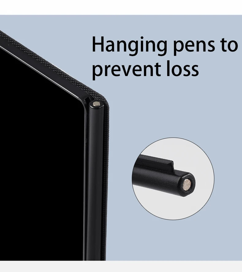 6.5 Inch Leather Case for Magic Tablet Full Screen Handwriting Induction Drawing Blackboard Erasable Meeting LCD sketches Pad