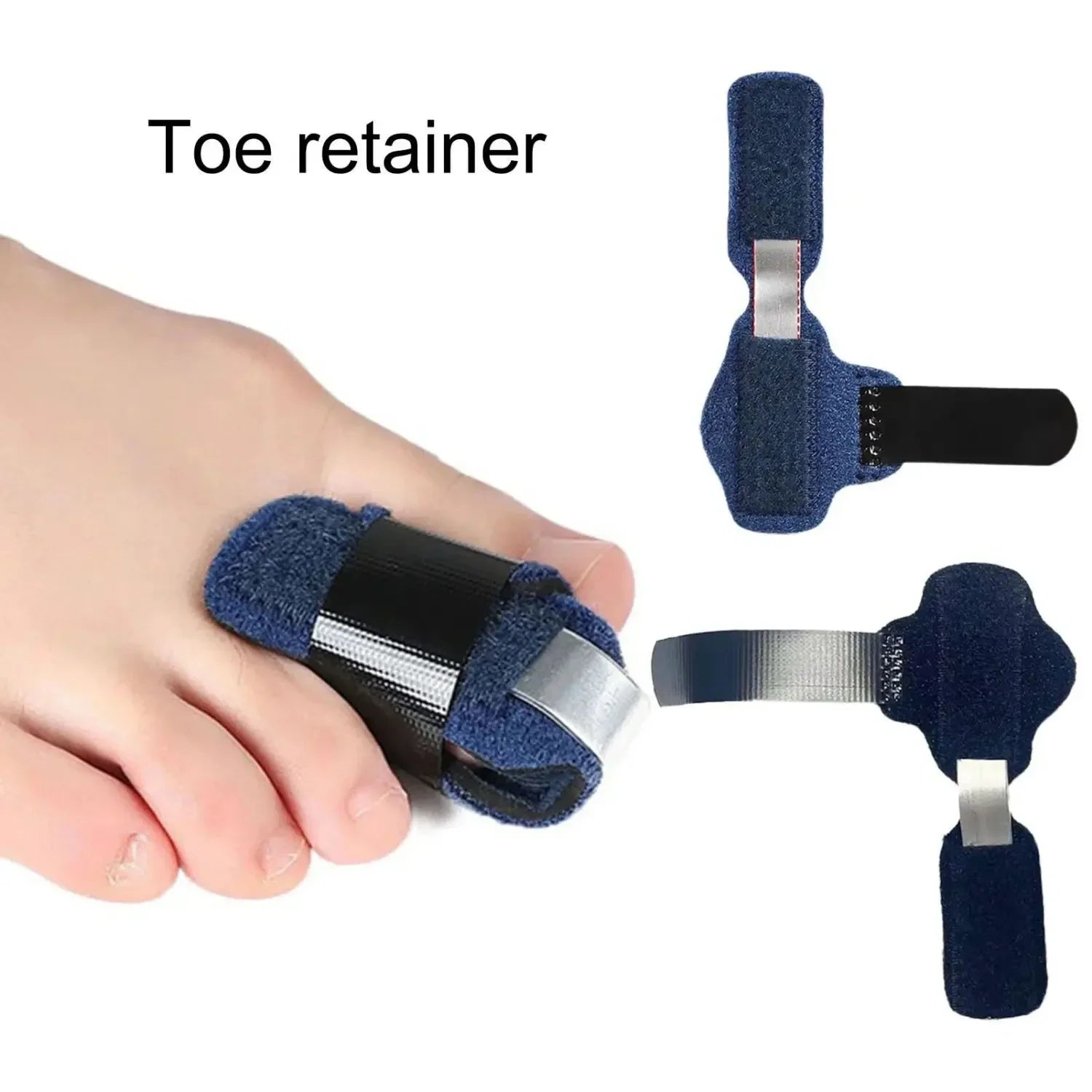 1/2Pcs Splint Toe Straightener Hammer Corrector Toe Brace Hammertoe Splint Toe Wrap Covers Broken Bunion Foot Care Tools