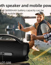 Portable Bluetooth Speaker, Wireless TWS Subwoofer, Waterproof Mobile, HIFI Quality, Big Power, 160W