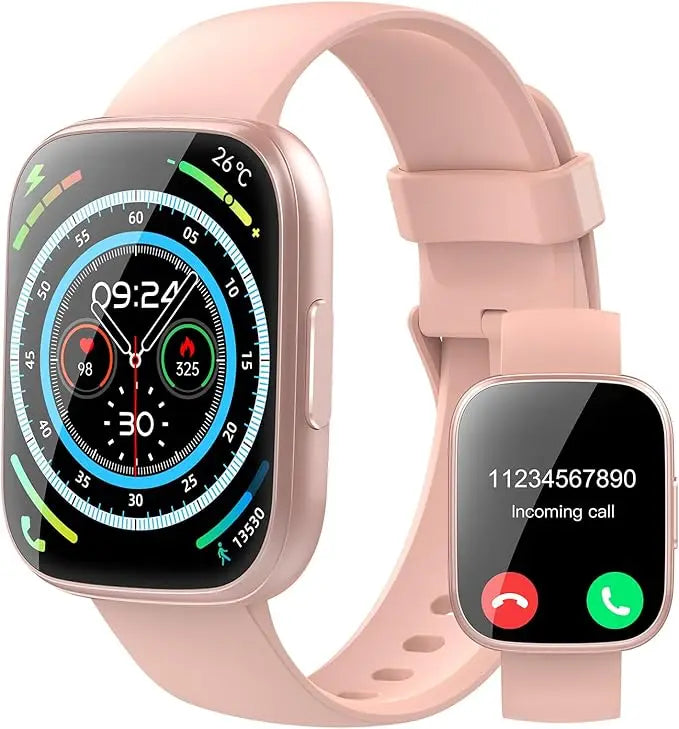 1.95'' Multifunctional Smart Watch Fitness Sports Bracelet Sleep Monitor IP68 Waterproof T80 Smartwatch