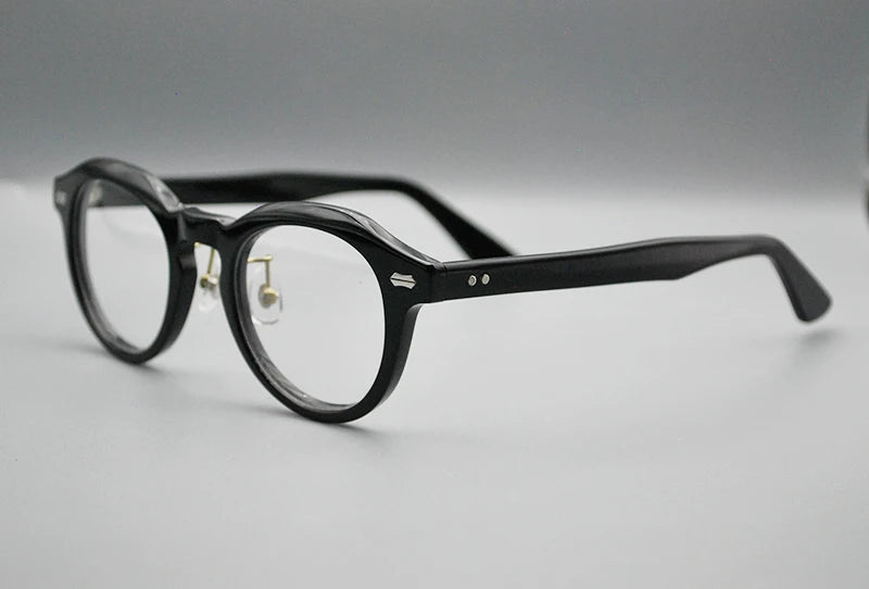 Retro Round Spectacle Luxury Acetate Eyewear Small Size Eyeglasses Optical Prescription Frames