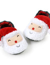 Christmas  Shoes  Winter Snow Boots Cute Cartoon Santa Claus Warm  Walking Shoes Girls Boy Crib Shoes First Walker