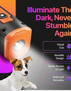 Pet Dog Repeller Ultrasonic Dog Training Device Rechargeable Anti Dog Bark Stop Barking Deterrent Device With LED Flashlight