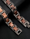 Bracelet Metal Stainless Steel Wood Strap Jewelry Ladies