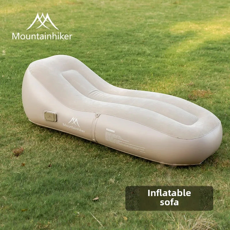 Fast Inflatable Air Sofa Bed Outdoor Portable Air Mattress Lazy Camping Automatic Inflatable Sleeping Mat Uptaded