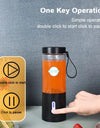 530ML Powerful Portable Blender for Smoothies Shakes USB Rechargeable Food Processor Fruit Mixer Machine Mini Juicer Blender Cup