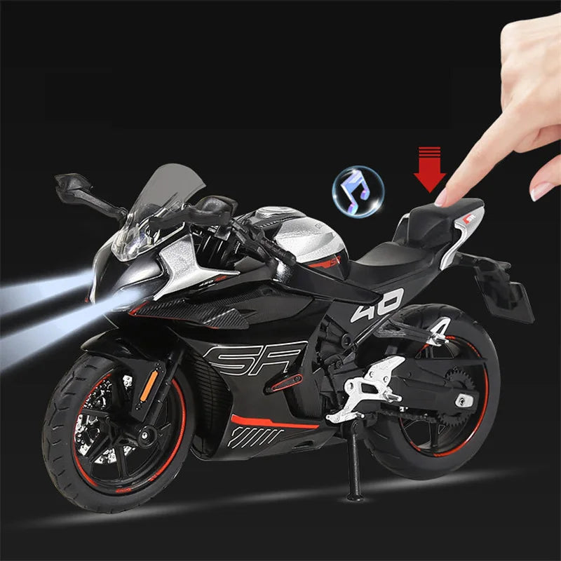 Diecast CFMOTO 450SR Racing Motorcycle Model 1 to 12 Scale