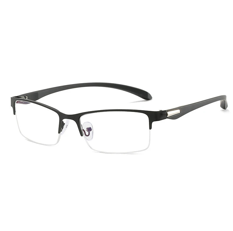 Half-frame Reading Glasses High Quality Business Glasses Presbyopia Eyeglasses 1.0 2.0 3.0