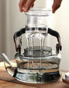 850ml Wooden Handle Glass Teapot with Infuser Household Heat-Resistant Brewing Tea Coffee Pot Kungfu Tea Set Teaware