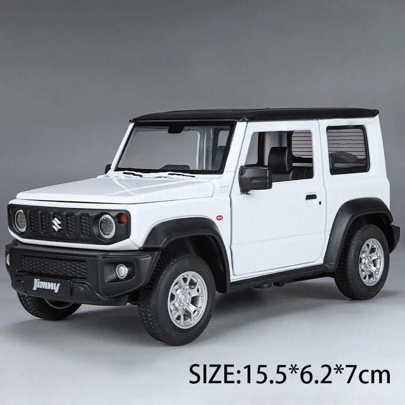 1:24 SUZUKI Jimny Alloy Car Model Diecasts Metal Off-Road Vehicles Car Model Simulation Sound and Light Collection Toy Gift