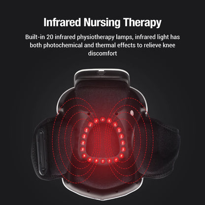 Heated Knee Massager Electric Heating Knee Protector Vibration Vibrating Hot Compress Joint Massager USB Charging