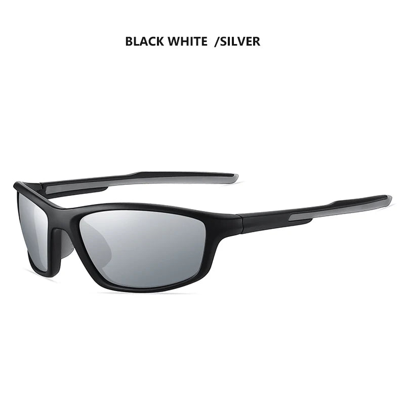 TR90 Polarized Outdoor Sports Sunglasses UV400 Mirror Anti-Glare Driving Glasses for Men Women