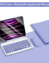 For iPad Keyboard Case For iPad 2024 iPad Air 11-in 13-in M2 Pro 11-in 13-in M4 Pro 11 12.9 10.2 9/8/7th 10.5 9.7 Air 3 2 Case