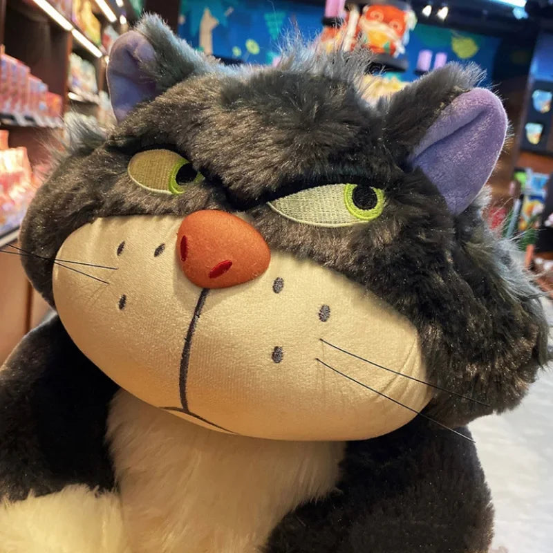 Disney 30cm Lucifer The Cat Cute Doll Plush Toy Throw Pillow Cat Doll Birthday Gift Valentine's Day Plush 's Toy