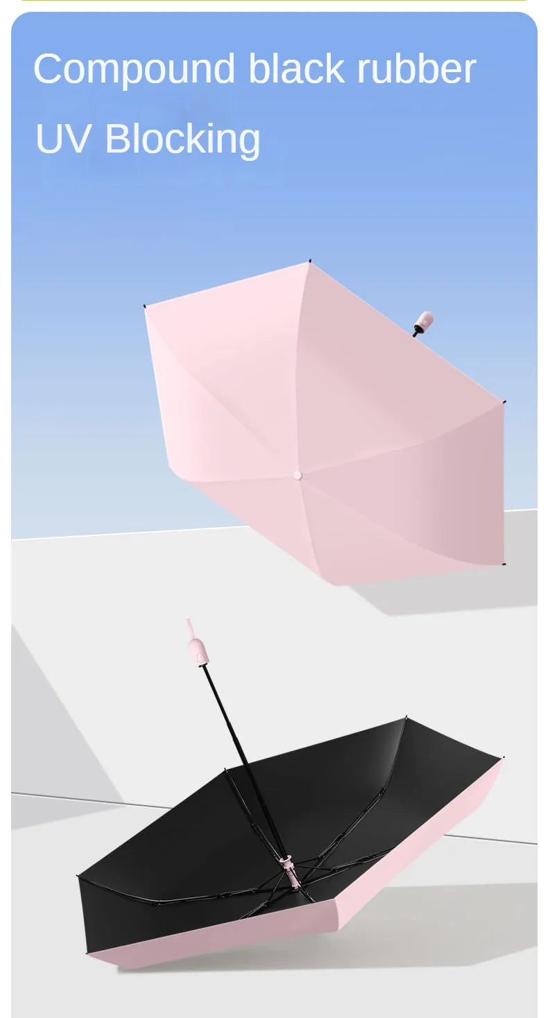 Ultra lightweight and portable automatic umbrella for women, suitable for both weather and sun protection