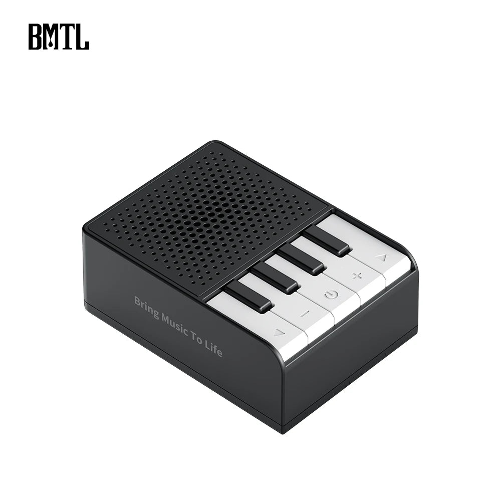 BMTL Piano Wireless Bluetooth Speaker Creative Portable Mini Compact Desktop subwoofer 5W TWS Waterproof Recording Speaker
