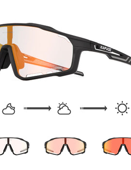 Photochromism blue red black bicycle cycling glasses men riding Cycling Sunglasses sport bike cycling women fishing goggle UV400