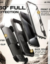 For iPhone 16 Pro Max Case 6.9“ 2024 UB Pro Mag Full Body Rugged Case with Built-in Screen Protector Kickstand Belt-Clip