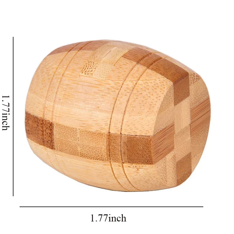Wooden Kong Ming Lock Lu Ban Lock IQ Brain Teaser Puzzle Games  3D Puzzles for Adults Montessori Educational Toys