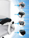 Ergonomic Armrest Pads- Office Chair Arm Rest Cover Pillow - Elbow Support Cushion for Computer, Gaming and Desk Chairs