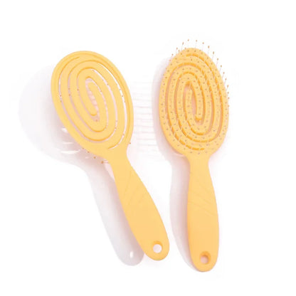 Oval Hollow Ventilated Comb Anti-static Massage Scalp Beauty Smoothing Hair Styling Tools Hair Brush  Hair Accessories