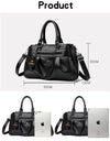 Crossbody Bag Soft Leather Handbag Shoulder Bag Luxury Large Capacity Casual Tote