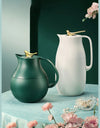 950ml Retro Insulated Flask Kettle Vacuum Thermal Water Coffee Carafe Household Portable Tea Pot Hot Water Bottle