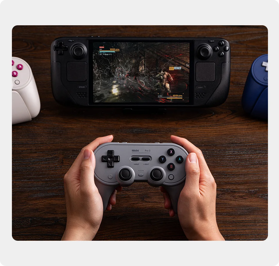 Wireless Gaming Controller with TMR Joysticks and Swappable Buttons for Nintendo Switch and PC