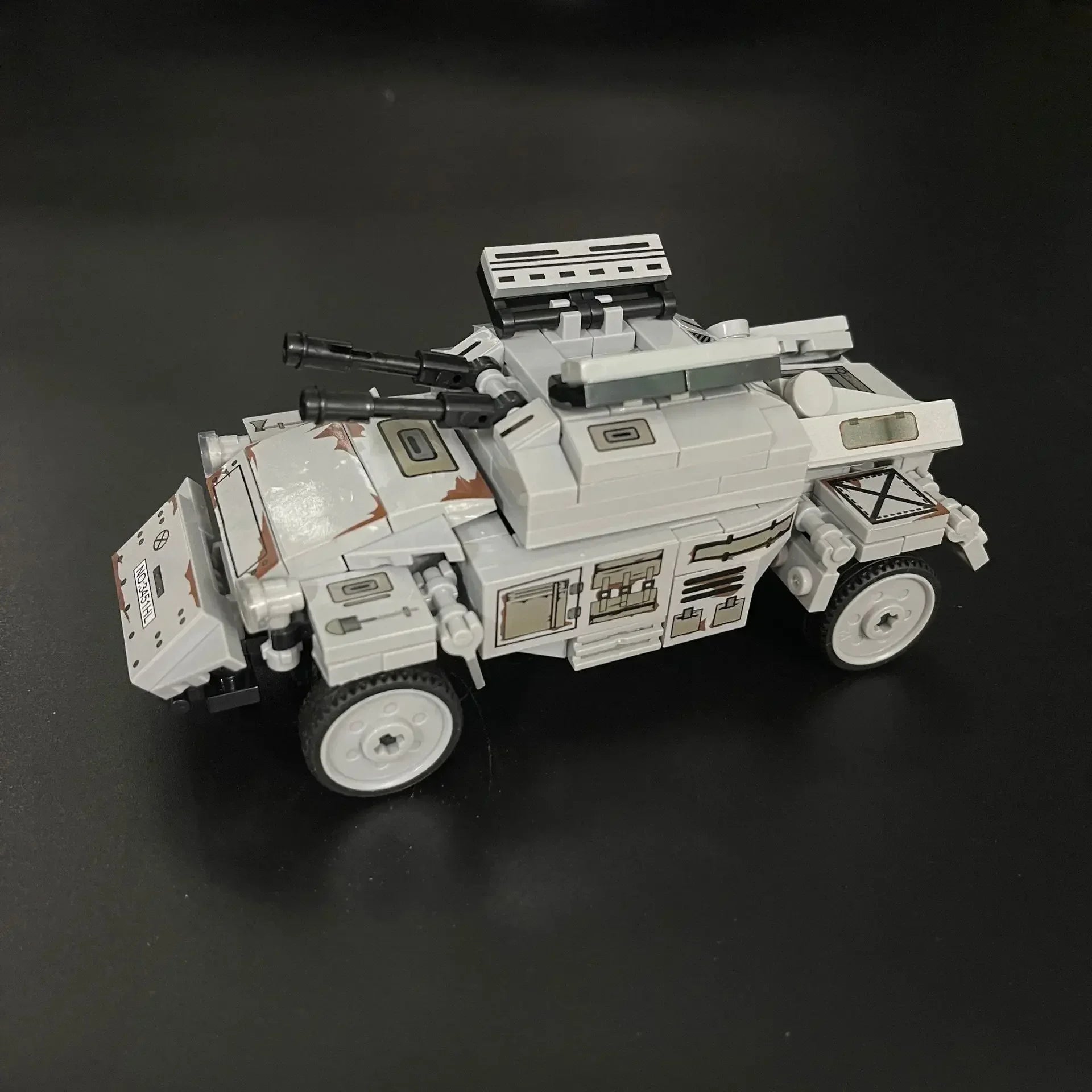 606 Pcs RSO/01 & 37mm Antitank  PaK35/36 WW2 Military SeriesTank Building Blocks  Bricks Model Set Toys for Gifts