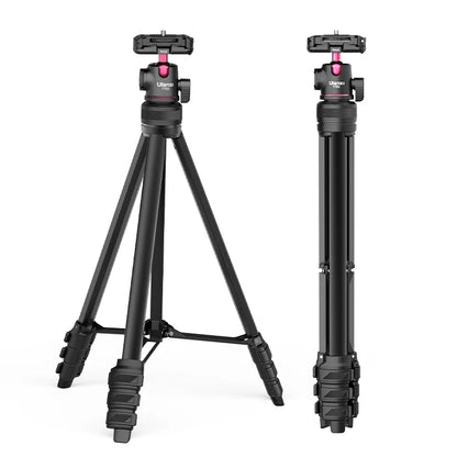 Portable Tripod Universal Camera Phone Lightweight Stand 450-1380mm Tripod with Floding Phone Clip