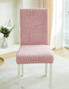 1PC Elastic Dining Room Chair Cover Jacquard Kitchen Chair Slipcovers Seat Covers Removable for Hotel Wedding Banquet Home