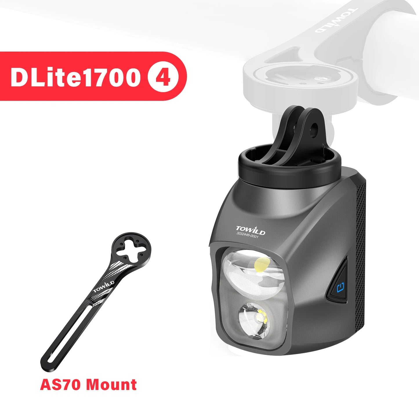 DL1200S/DL1700 Bicycle Light With Cut-Off Line Beam1900LM Rechargeable Front Light Power Bank Mtb Cycling Headlights