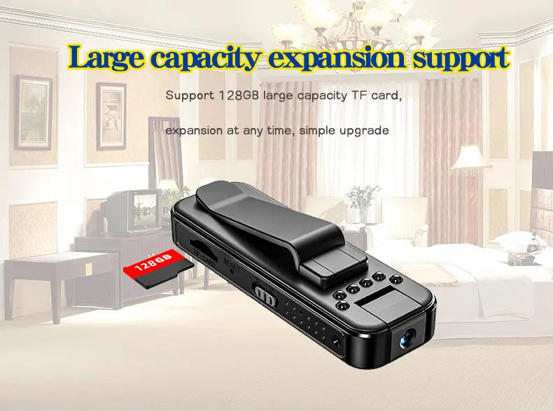 HD 1080P Body Mini Camera Portable Small Digital Video Recorder Police BodyCam Infrared Night Vision Miniature Camcorder