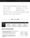 Winter Cycling Gloves Black PU Warm Water Windproof Touchscreen Gloves Skiing Snowboard Motorbike Gloves Men