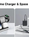 Wireless Charger Stand For iPhone 15 14 Samsung S23 S22 Ultra Fold Z Flip Galaxy Watch Active Buds Fast Charging Station Holder