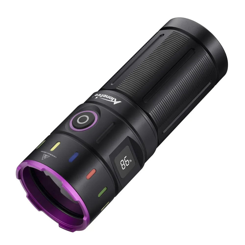 200W 365nm UV Blacklight Rechargeable Flashlight