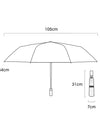 High Quality Automatic Umbrella with Metal Buckle Thickened UV Parasol Folding Umbrella Modern Rain Gear Sunshade