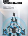 RC Plane with Camera Helicopter Remote Control Aircraft Obstacle Avoidance Fighter 2.4G Airplane EPP Foam Plane  Toys