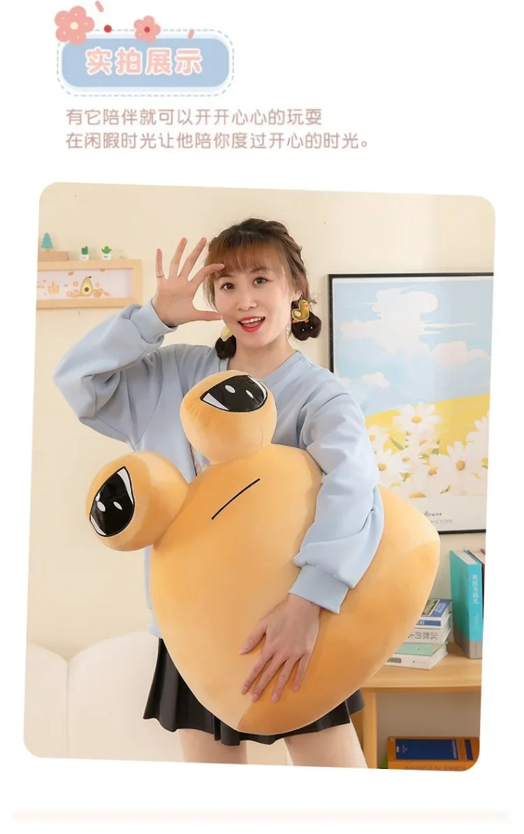22-55cm My Pet Alien Pou Big Size Plush Toy Kawaii Alien Pet Dolls Cute Pou Stuffed Toys Soft Pillow Animal Kids Birthday Gifts