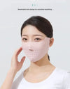 Breathable Sun Protection Face Mask For Men Women High Aesthetic Value Ice Silk Full Face Summer Sunshade Uv Protection
