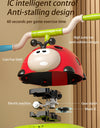3 in 1 Ladybug Multifunction Exercise Machine Kids Jump Toss Toys Rocket Launcher Rope Sports Game Outdoor Educational Toy Gifts