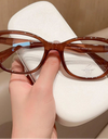 Retro Cat Eye Butterfly Eyewear Ultra light TR90 Spectacle Optical Prescription Frames Specs For Women