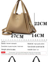 Top-handle Bag Handbags Leather Bags Ladies Shoulder Hand Bags Tote Shopping Bucket Bag