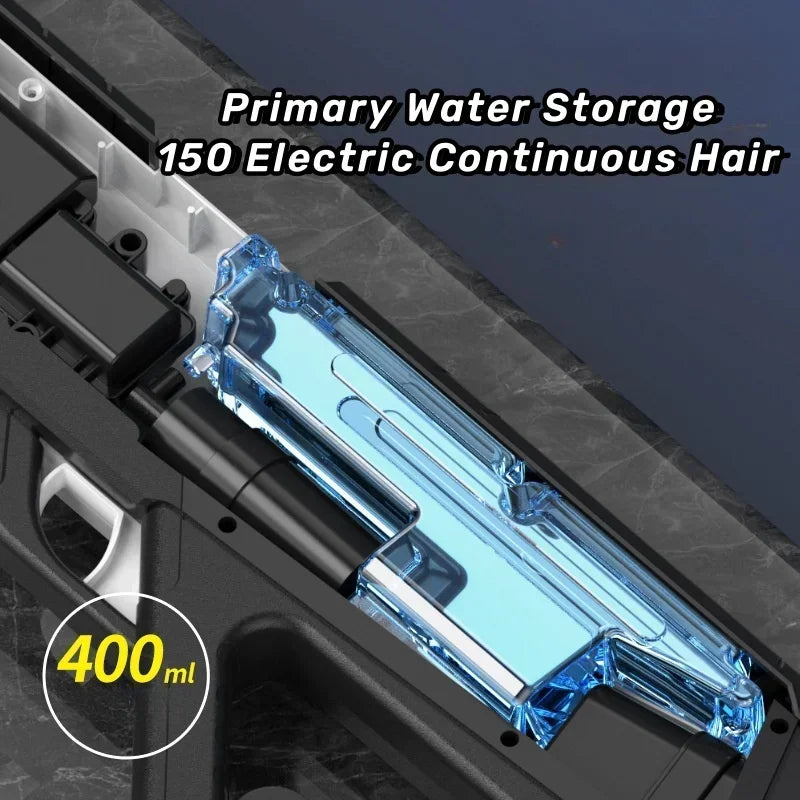 Fully Automatic Electric Water Gun – Rechargeable Continuous Firing Water Blaster for Summer Outdoor Activities