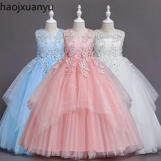 Flower Girl Lace Princess Party Dress