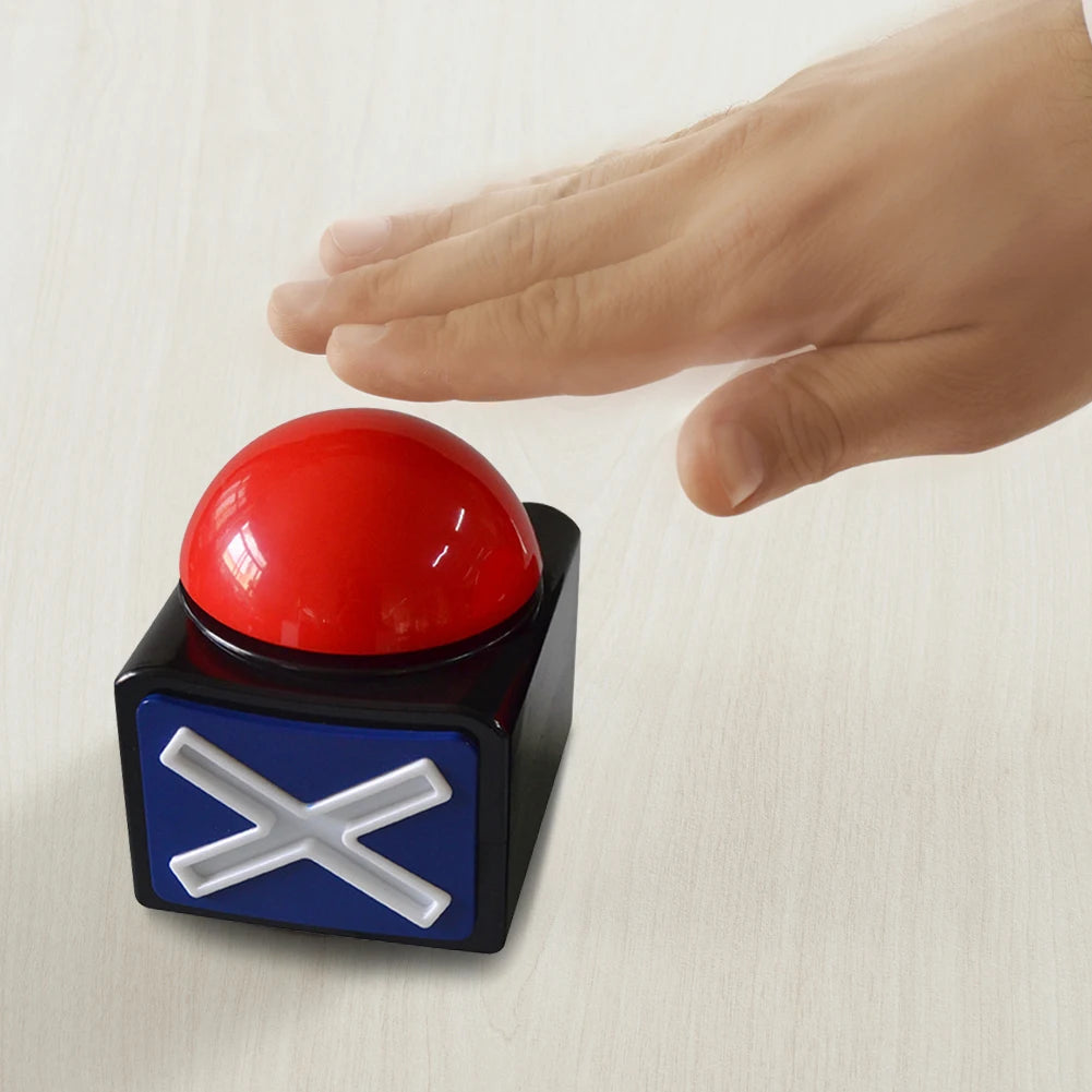Game Answer Buzzer with Sound & Light – Trivia Quiz & Contest Button