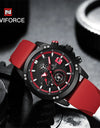 Leisure Watch Waterproof Silicone Band Quartz Wristwatches Luminous Business Clock
